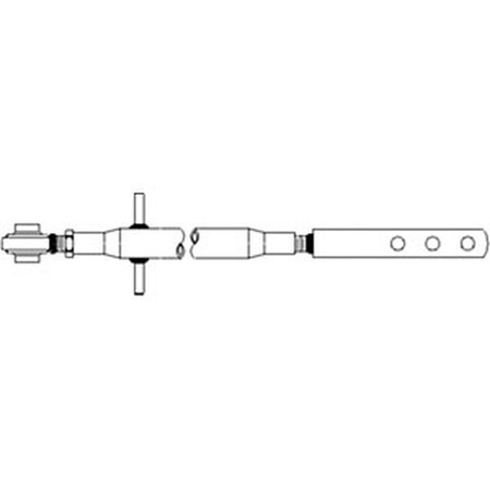Aftermarket New Universal Tractor Industrial Adjustable Fits CATegory II Side Link Several M HIS50-0006
